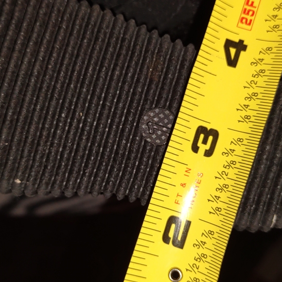 👣Shoe Box Trading Black Two Buckle Boot length measurement approx 5" long exte - Picture 11 of 12